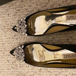 Badgley Mischka Kitten Heels
